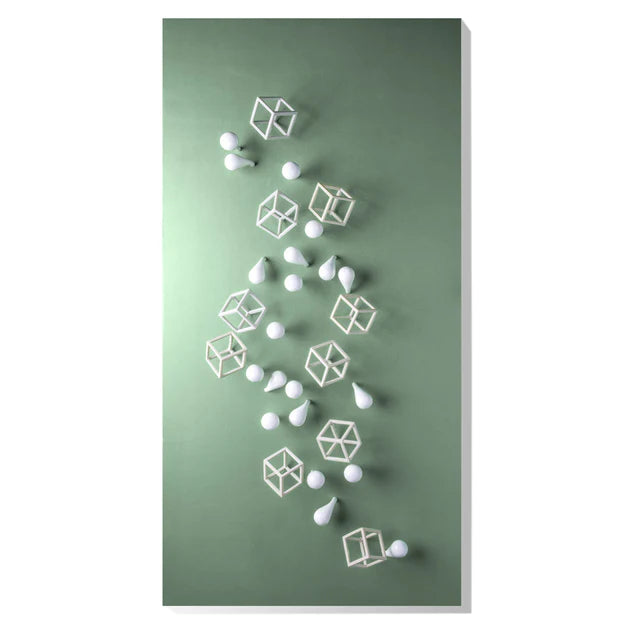 Wall Play Substrate Green Grey By Gold Leaf Design Group | Wall Art |  Modishstore