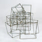 Wire Cube Sculpture By Gold Leaf Design Group | Sculptures | Modishstore - 3