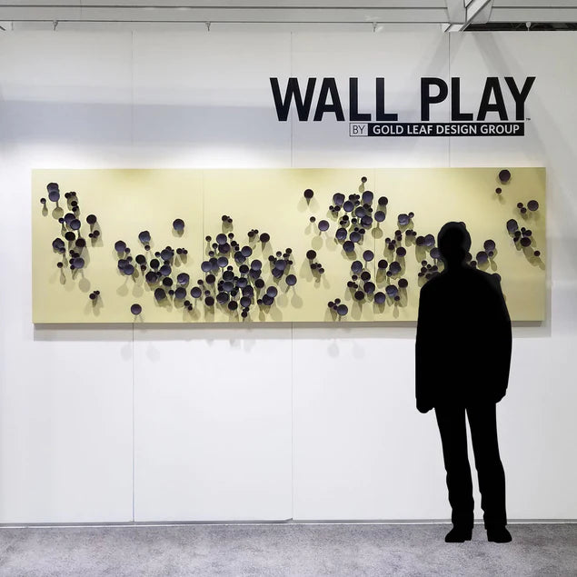 Wall Play Substrate Organic Black Set OF 3 By Gold Leaf Design Group | Wall Art | Modishstore - 3