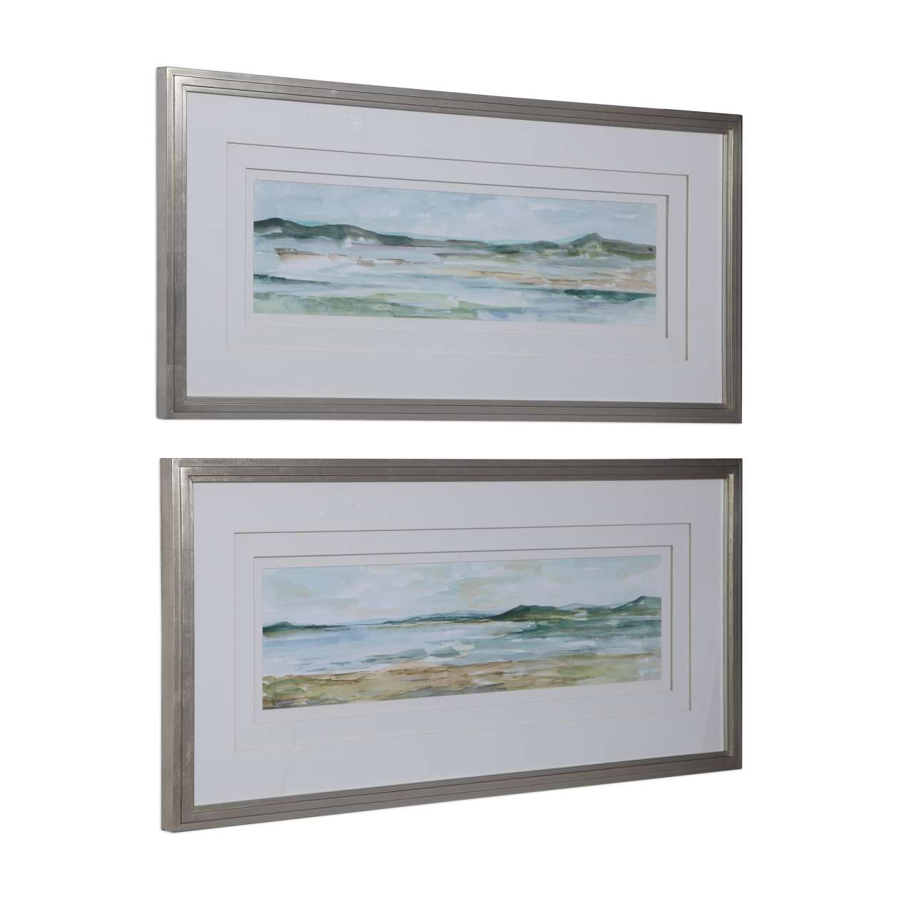 Uttermost Panoramic Seascape Framed Prints Set/2 | Wall Painting | Modishstore - 3