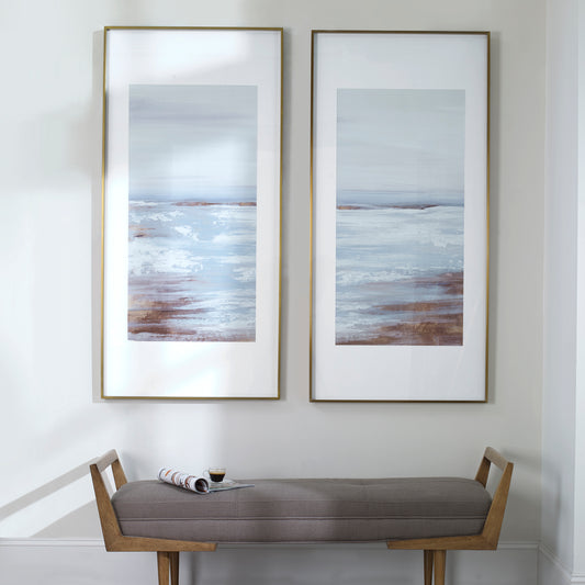 Uttermost Coastline Framed Prints, S/2 | Modishstore | Frames