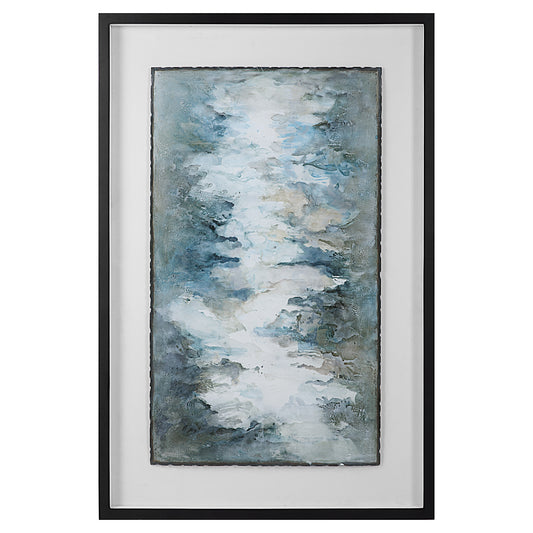 Uttermost Lakeside Grande Framed Abstract Print | Modishstore | Frames