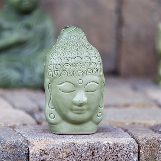 Garden Age Supply Buddha Head Candle Lantern Set of 4 | Lanterns | Modishstore