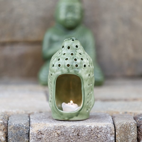 Garden Age Supply Buddha Head Candle Lantern Set of 4 | Lanterns | Modishstore-2