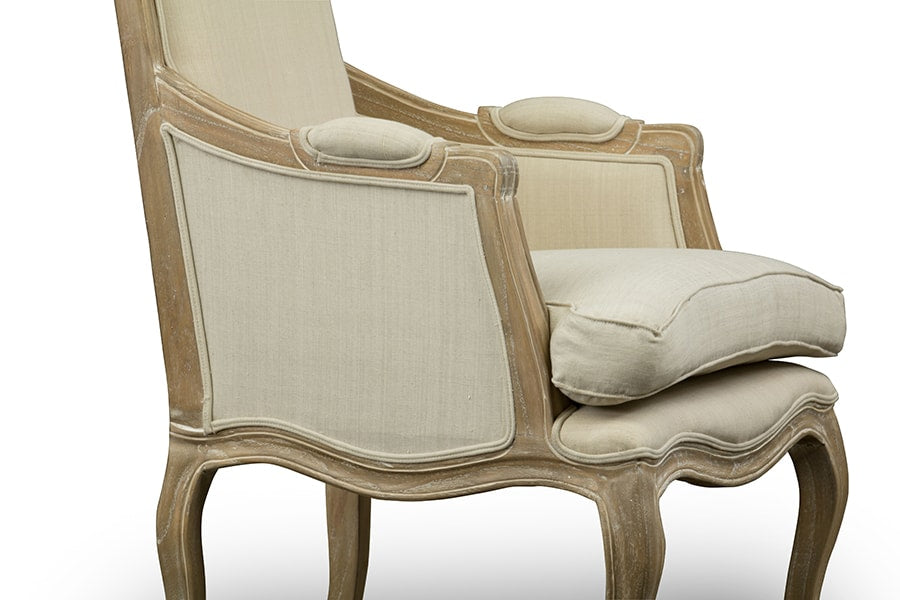 baxton studio nivernais wood traditional french accent chair | Modish Furniture Store-5