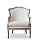 baxton studio charlemagne traditional french accent chair oak | Modish Furniture Store-3