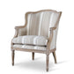 baxton studio charlemagne traditional french accent chair oak | Modish Furniture Store-5