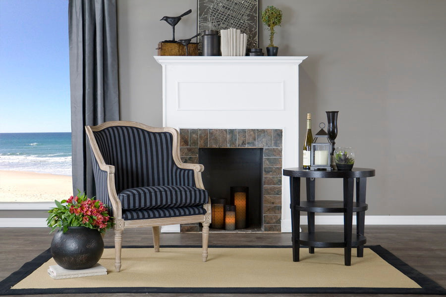 baxton studio charlemagne traditional french accent chair oak | Modish Furniture Store-7