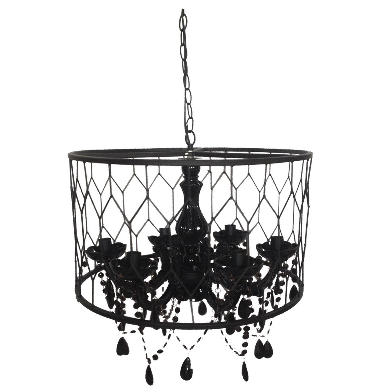 A&B Home Crystal Like Bead Chandelier | Chandeliers | Modishstore