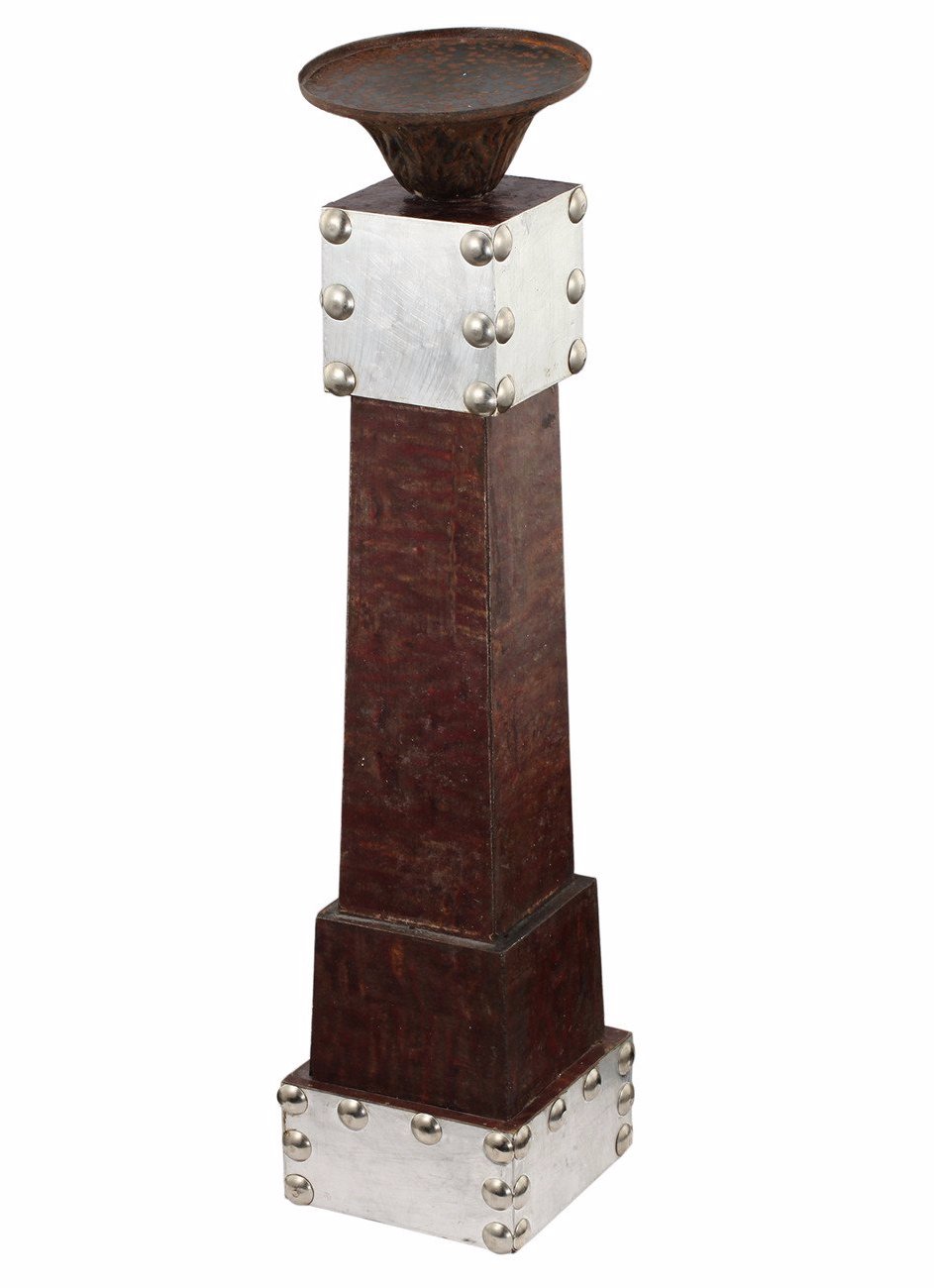 Braxton Pillar Candle Holder - Set Of 2 | Candle Holders | Modishstore