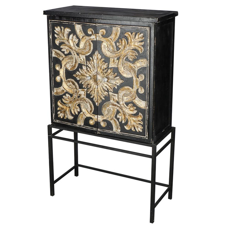 A&B Home Arabesque Cabinet On Stand | Cabinets | Modishstore