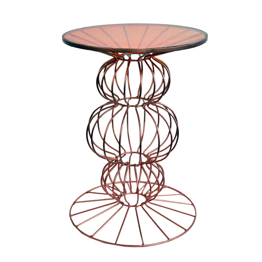 A&B Home Orianne Spherical Base Side Table | Side Tables | Modishstore