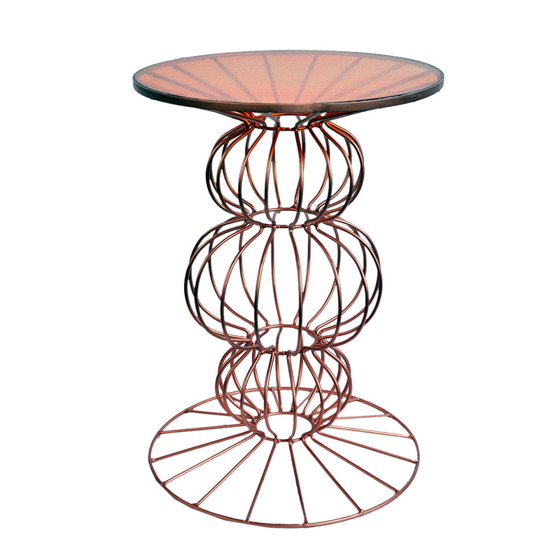 A&B Home Orianne Spherical Base Side Table | Side Tables | Modishstore