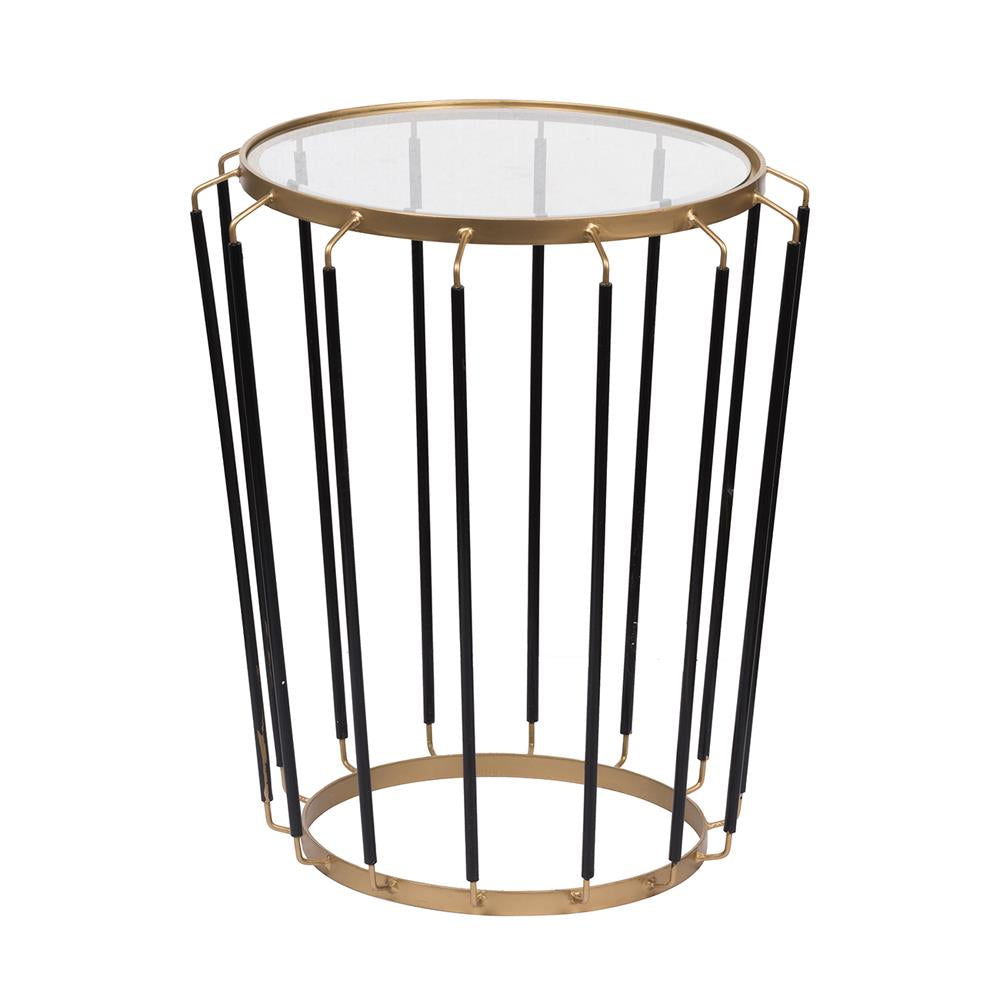A&B Home Caged Metal Accent Table - 2