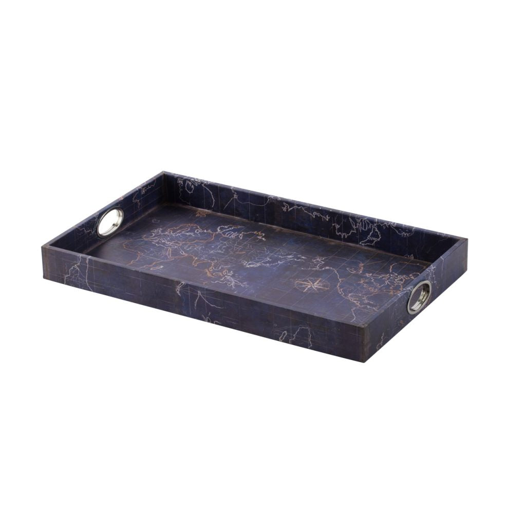 A&B Home Blue Decorative Trays | Trays | Modishstore