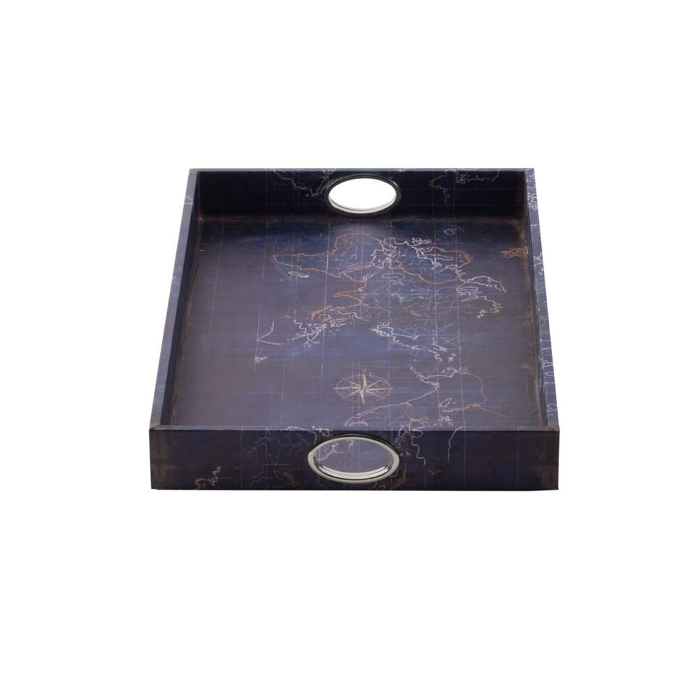 A&B Home Blue Decorative Trays | Trays | Modishstore - 3