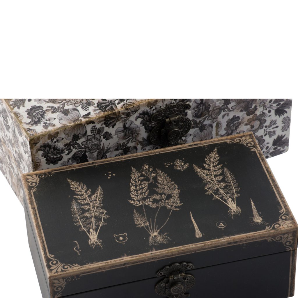 A&B Home S/3 Decorative Box with Black and White | Decorative Boxes | Modishstore - 11