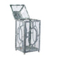 A&B Home Distressed Silver Finish Lantern | Lanterns | Modishstore - 4