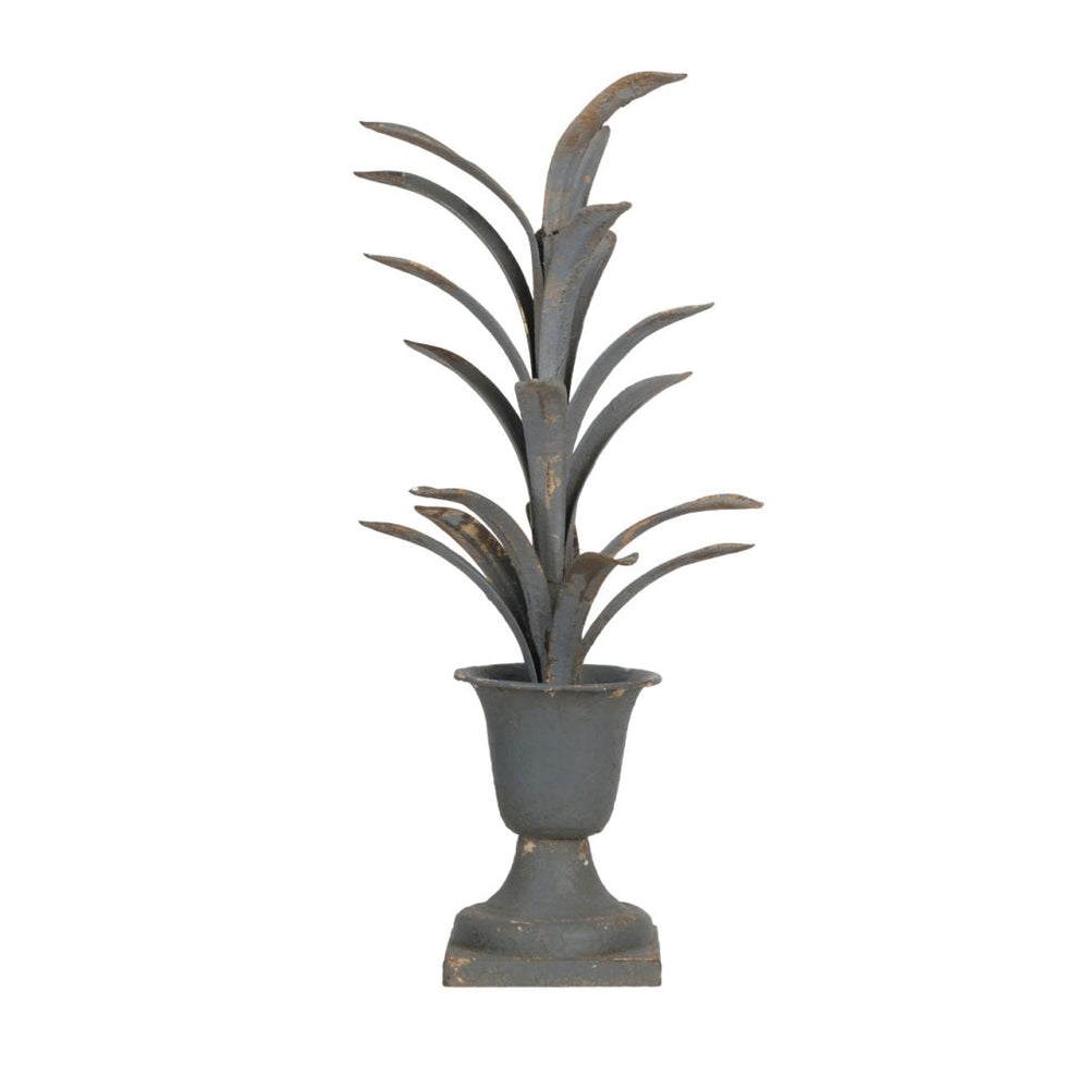 A&B Home Distressed Iron Table Decor | Planters, Troughs & Cachepots | Modishstore - 3