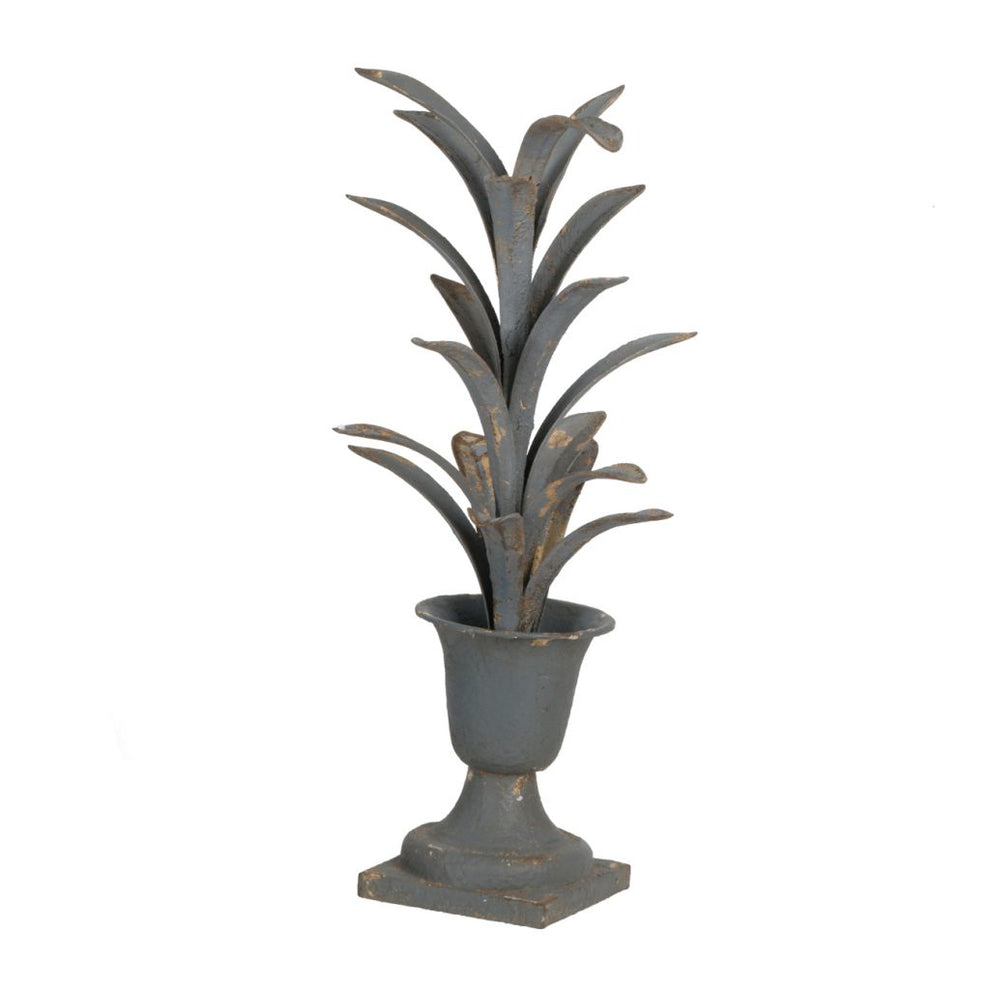 A&B Home Distressed Iron Table Decor | Planters, Troughs & Cachepots | Modishstore - 4