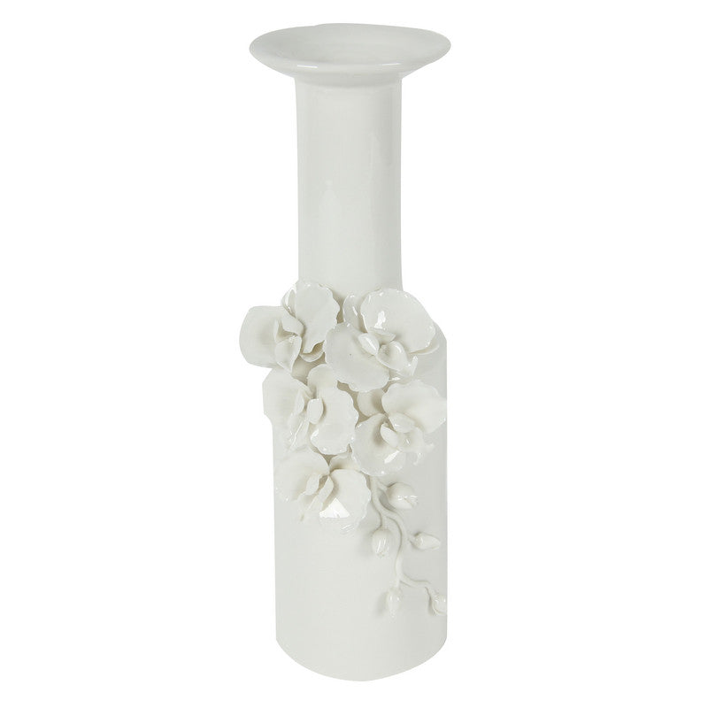 A&B Home White Vase - Set Of 2 | Vases | Modishstore - 3