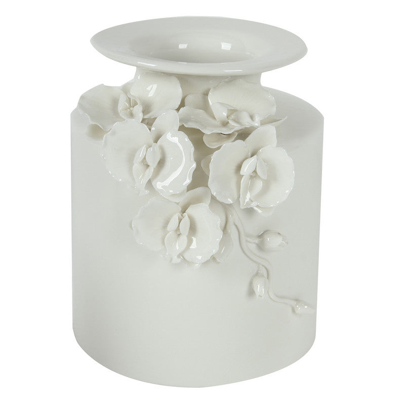 A&B Home White Vase - Set Of 2 | Vases | Modishstore - 2