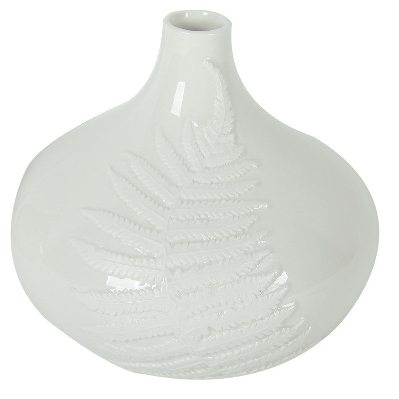 A&B Home White Ceramic Vase - Set Of 2 | Vases | Modishstore