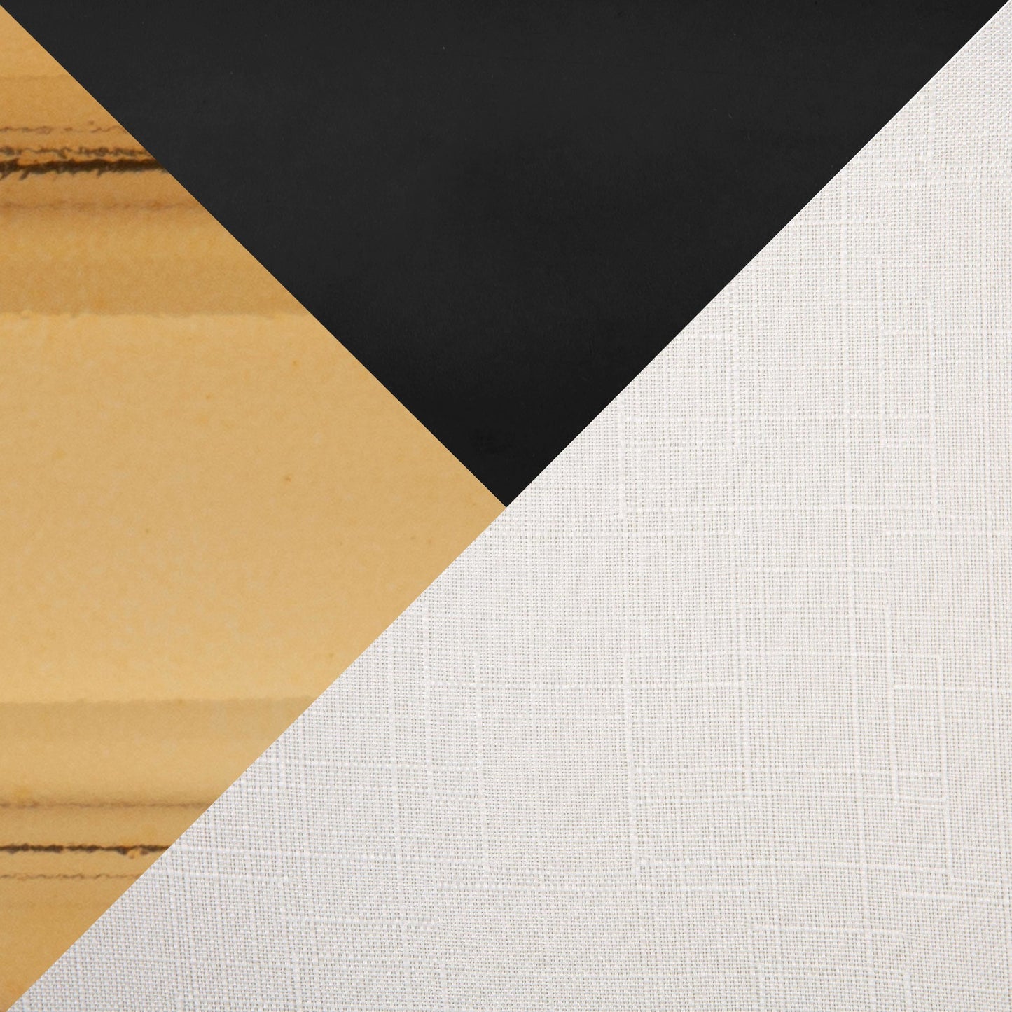 Ahoy Contemporary Fixed-Height Counter Stool with Black Metal Legs and Round Gold Metal Footrest with Cream Fabric Seat By LumiSource - Set of 2 | Counter Stools | Modishstore - 4