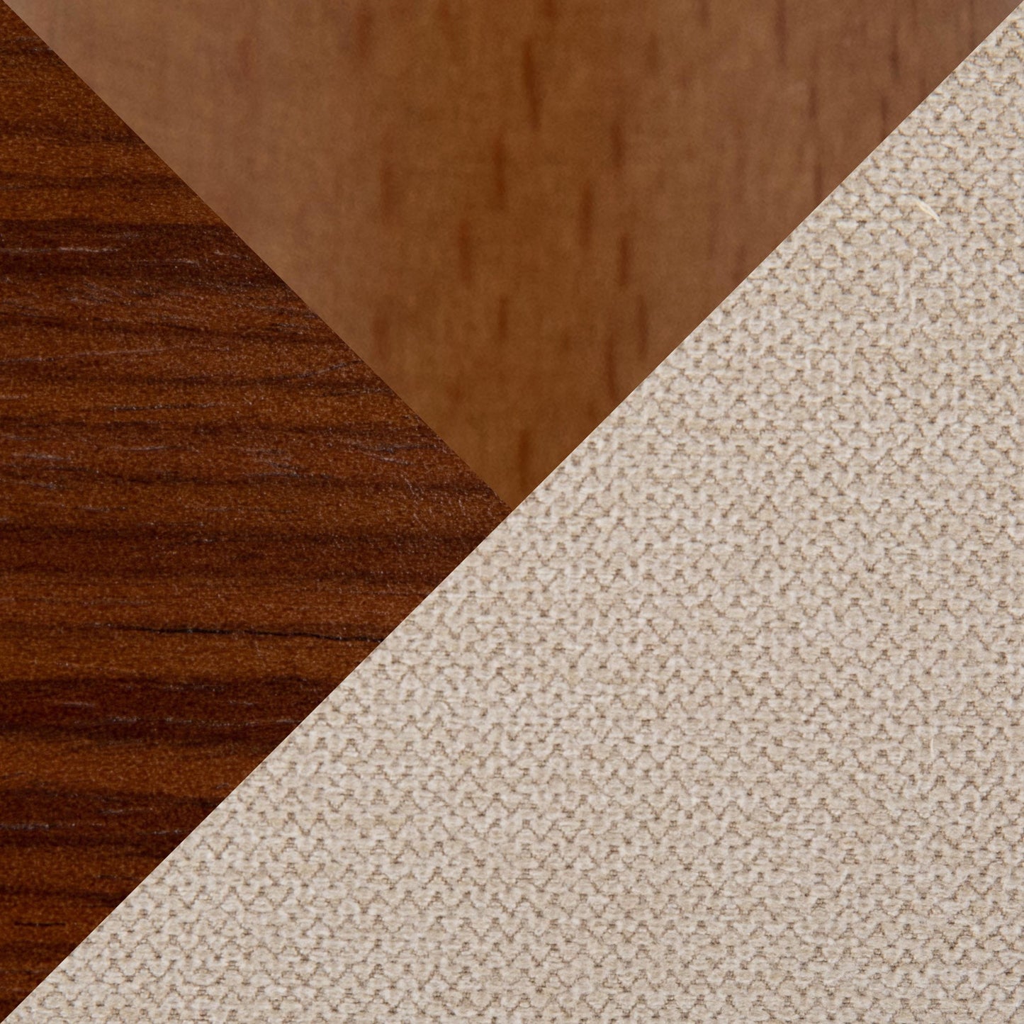 Anabelle Mid-Century Modern Chair in Natural Wood and Cream Fabric By LumiSource (Set of 2) | Dining Chairs | Modishstore - 18