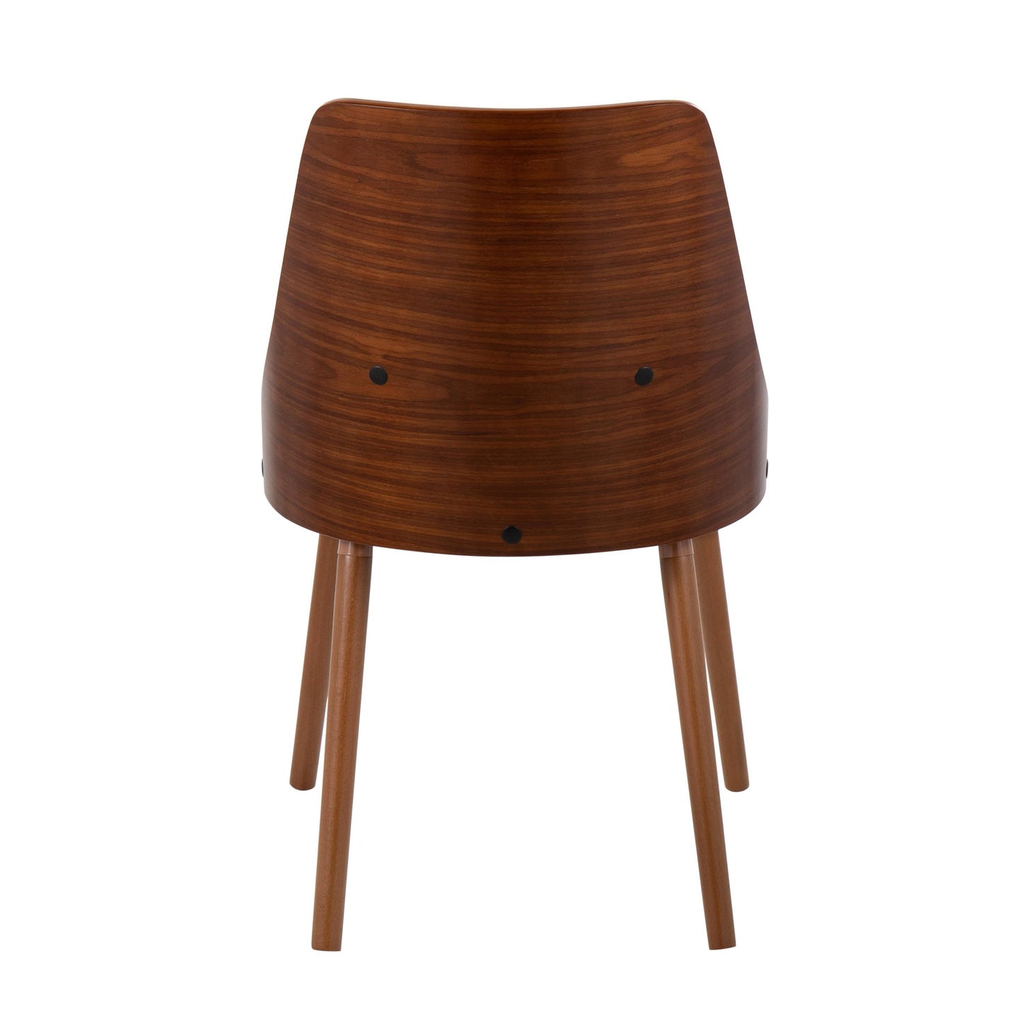 Anabelle Mid-Century Modern Chair in Natural Wood and Cream Fabric By LumiSource (Set of 2) | Dining Chairs | Modishstore - 27