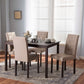 Baxton Studio Gardner 5-Piece Dining Set  | Dining Sets | Modishstore