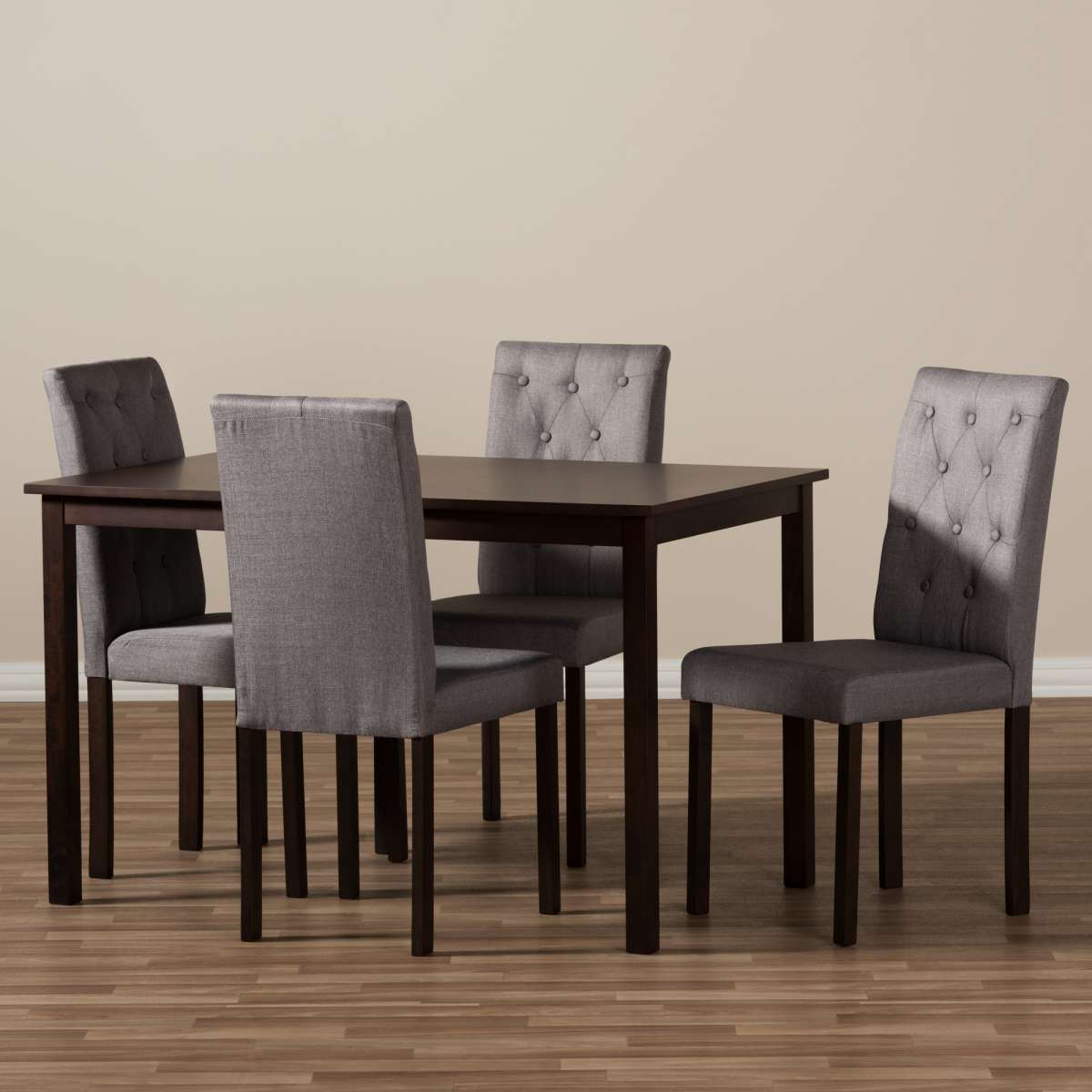 Baxton Studio Gardner 5-Piece Dining Set  | Dining Sets | Modishstore - 7