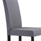 Baxton Studio Andrew Contemporary Espresso Wood Grey Fabric Dining Chair (Set of 4) | Dining Chairs | Modishstore - 2