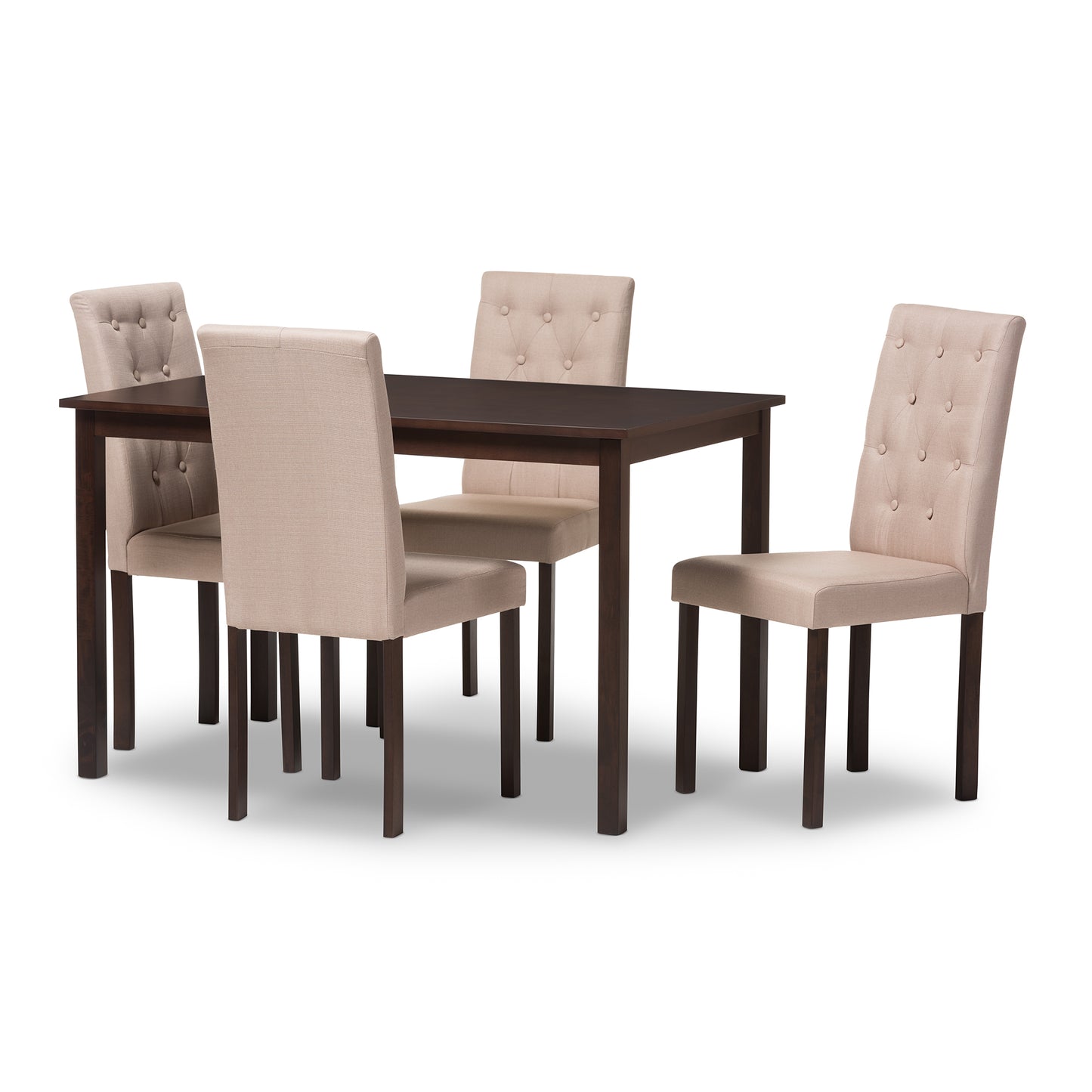 Baxton Studio Gardner 5-Piece Dining Set  | Dining Sets | Modishstore - 2