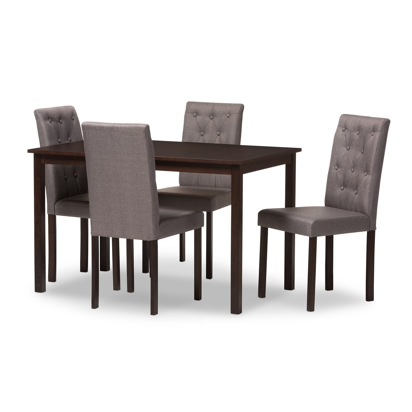 Baxton Studio Gardner 5-Piece Dining Set  | Dining Sets | Modishstore - 6