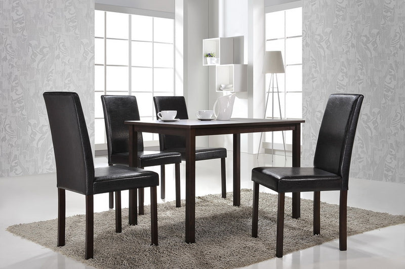 Baxton Studio Andrew Modern Dining Chair (Set of 4) | Modishstore | Dining Chairs