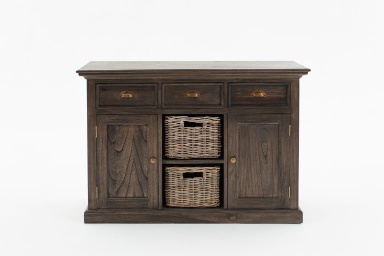 Buffet with 2 Baskets By Novasolo - B129BW | Sideboards | Modishstore - 7