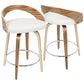 LumiSource Grotto Counter Stool - Set of 2-44