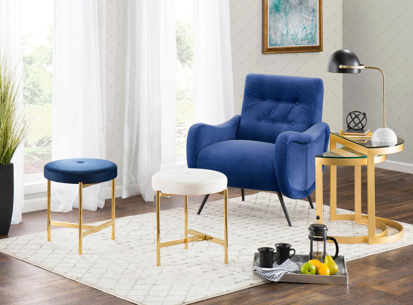 LumiSource Rafael Lounge Chair | Modishstore | Lounge Chairs