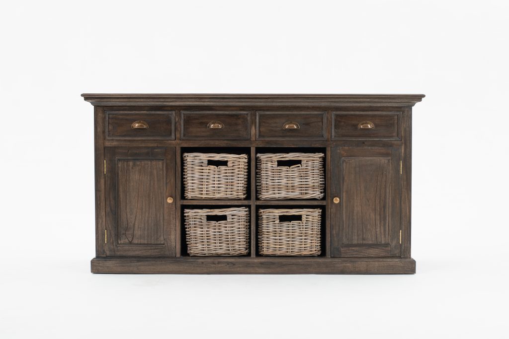 Buffet with 4 Baskets By Novasolo - B189BW | Sideboards | Modishstore