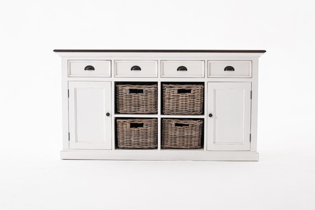 Buffet with 4 Baskets By Novasolo - B189TWD | Sideboards | Modishstore - 5