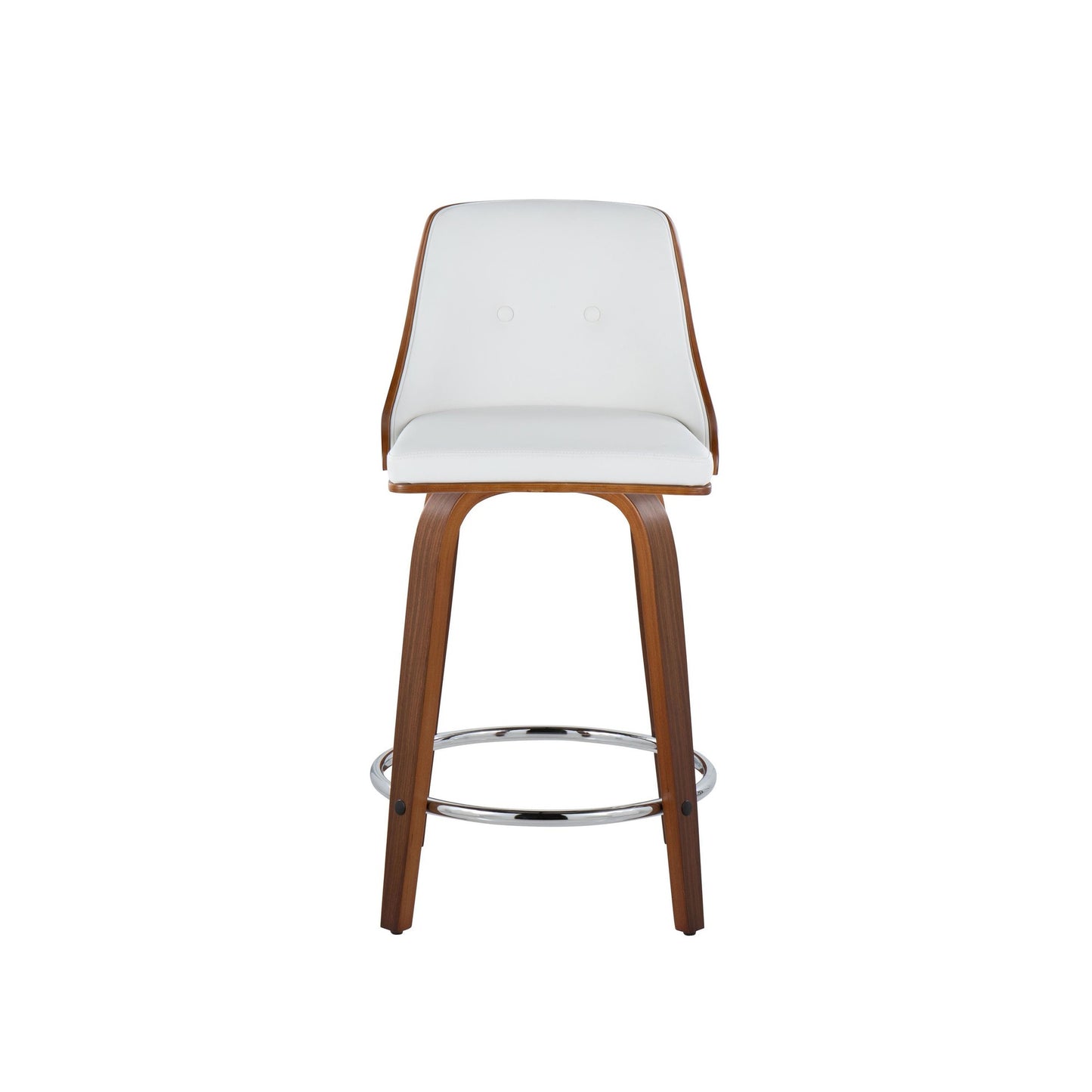 Gianna 24" Fixed-Height Counter Stool - Set of 2 By LumiSource | Counter Stools | Modishstore - 7