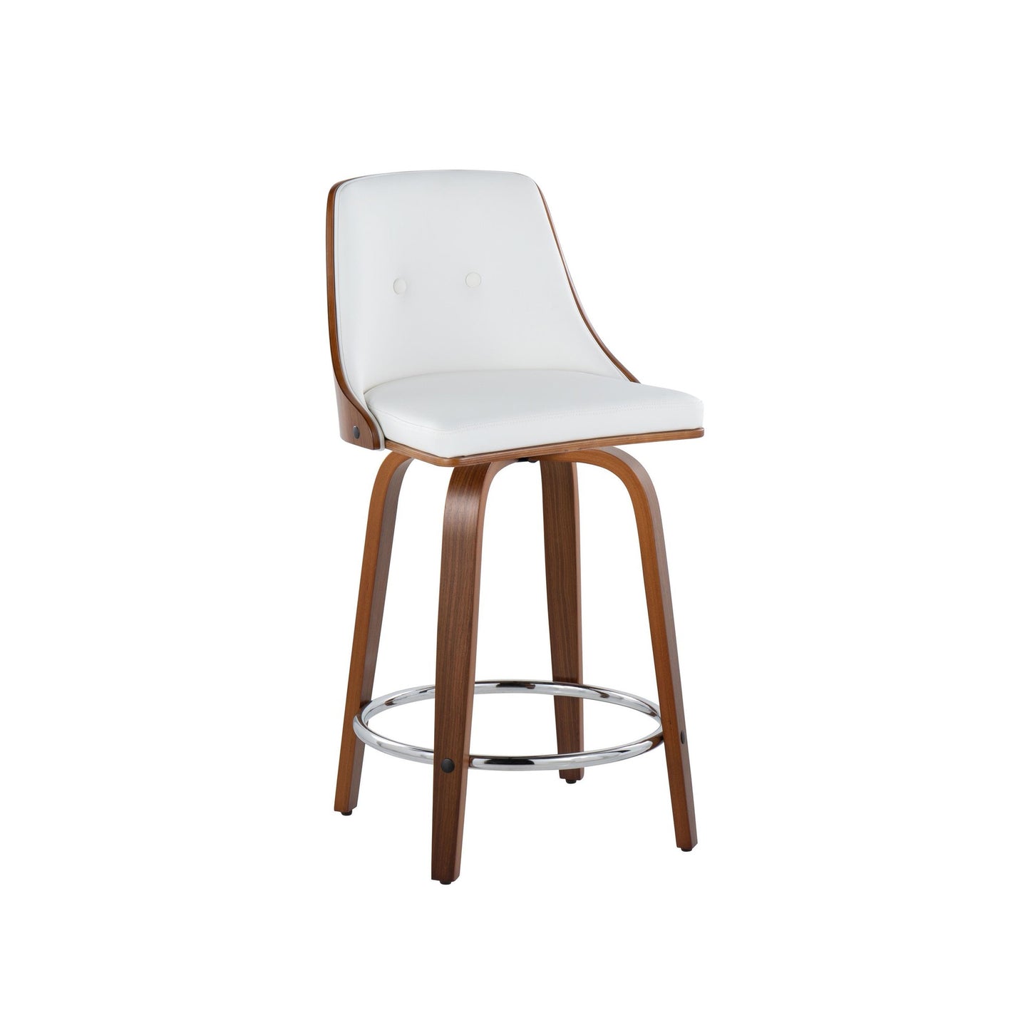 Gianna 24" Fixed-Height Counter Stool - Set of 2 By LumiSource | Counter Stools | Modishstore - 3