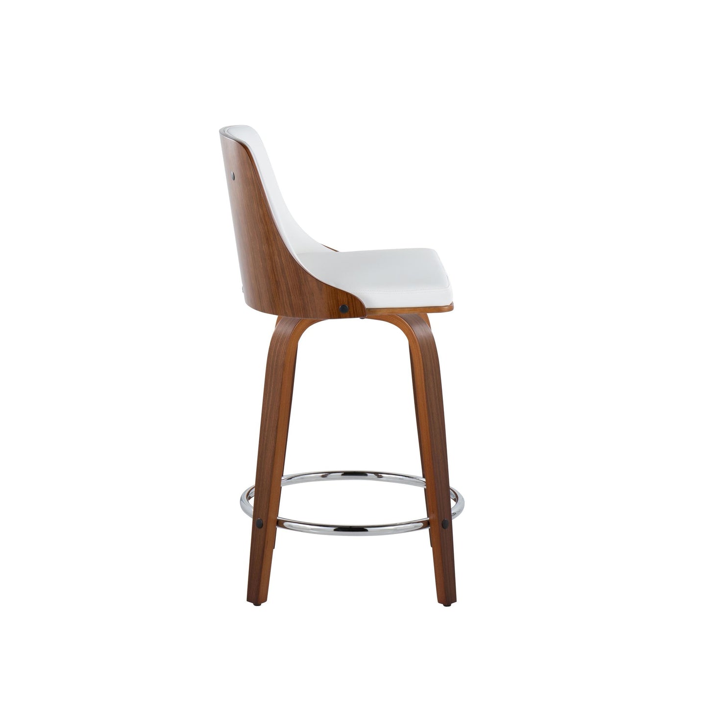 Gianna 24" Fixed-Height Counter Stool - Set of 2 By LumiSource | Counter Stools | Modishstore - 4