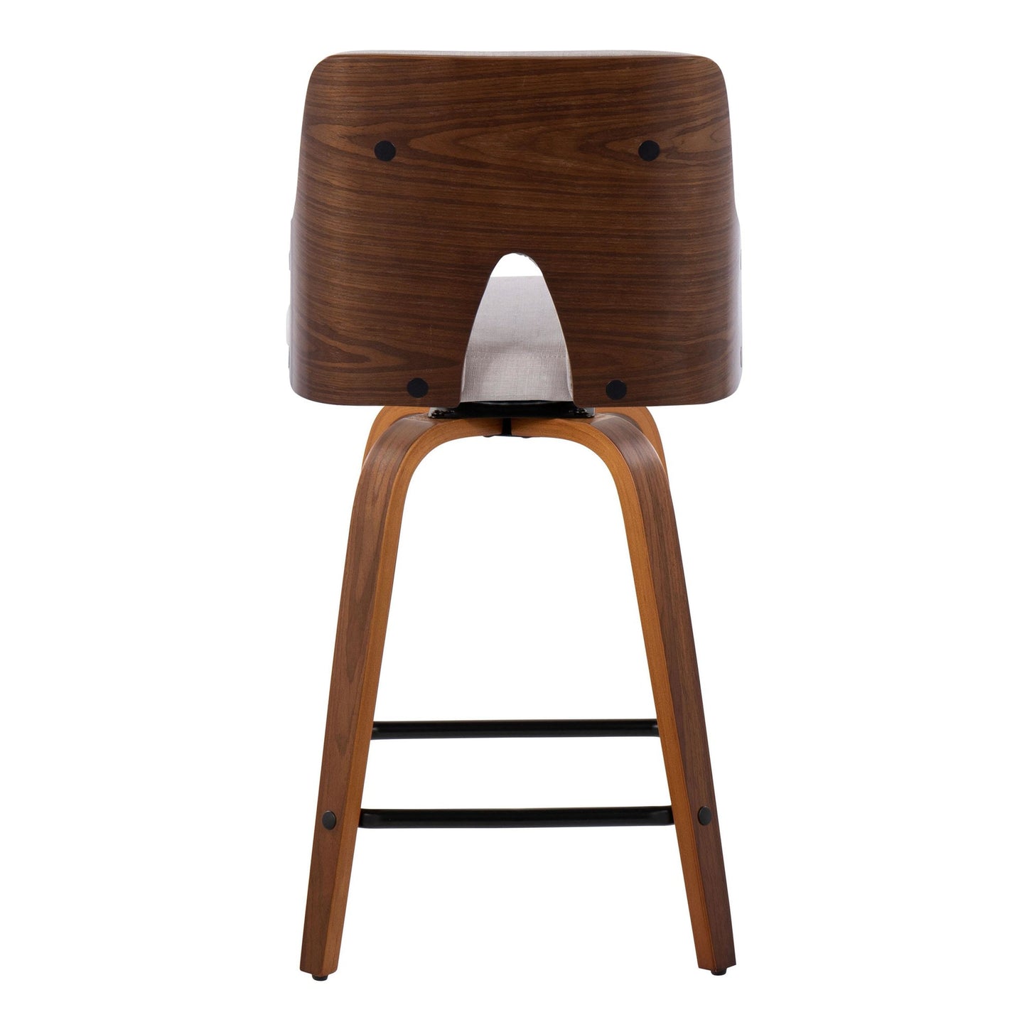 Stella 24" Fixed-Height Counter Stool - Set of 2 Cream By LumiSource | Counter Stools | Modishstore - 25