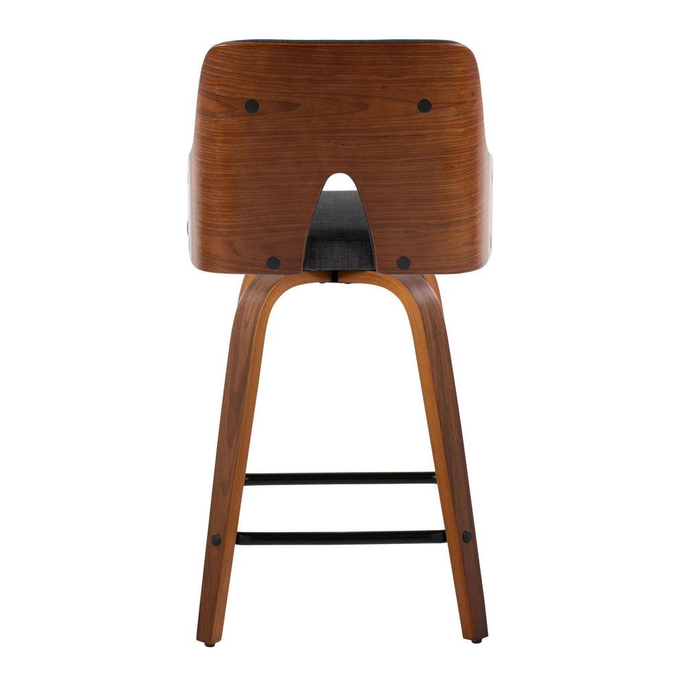 Stella 24" Fixed-Height Counter Stool - Set of 2 Cream By LumiSource | Counter Stools | Modishstore - 33