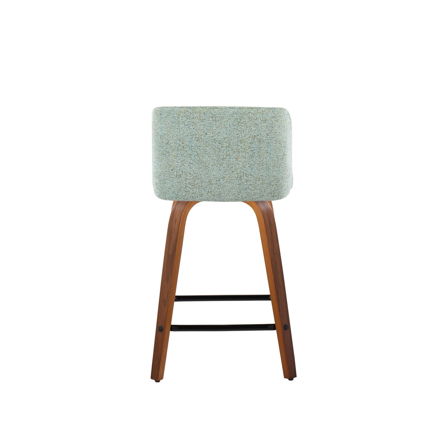 Toriano 24" Fixed Height Counter Stool - Set of 2 Green By LumiSource | Counter Stools | Modishstore - 5