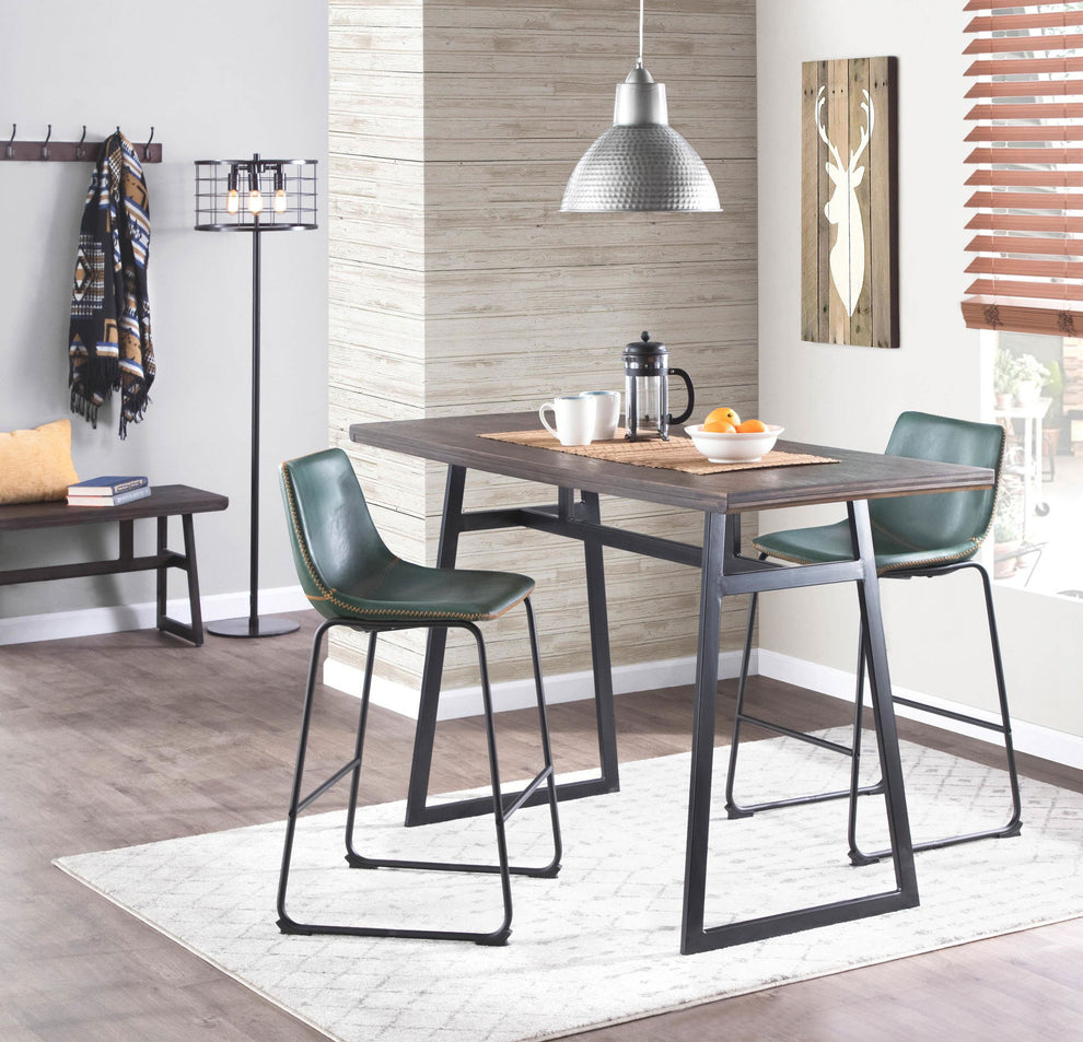LumiSource Geo Dining Bench | Modishstore | Stools & Benches