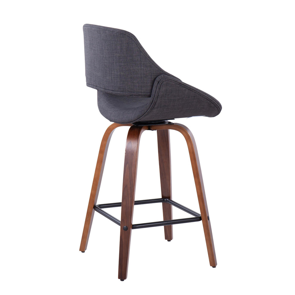 Fabrico 26" Fixed-Height Counter Stool - Set of 2 By LumiSource | Counter Stools | Modishstore - 5