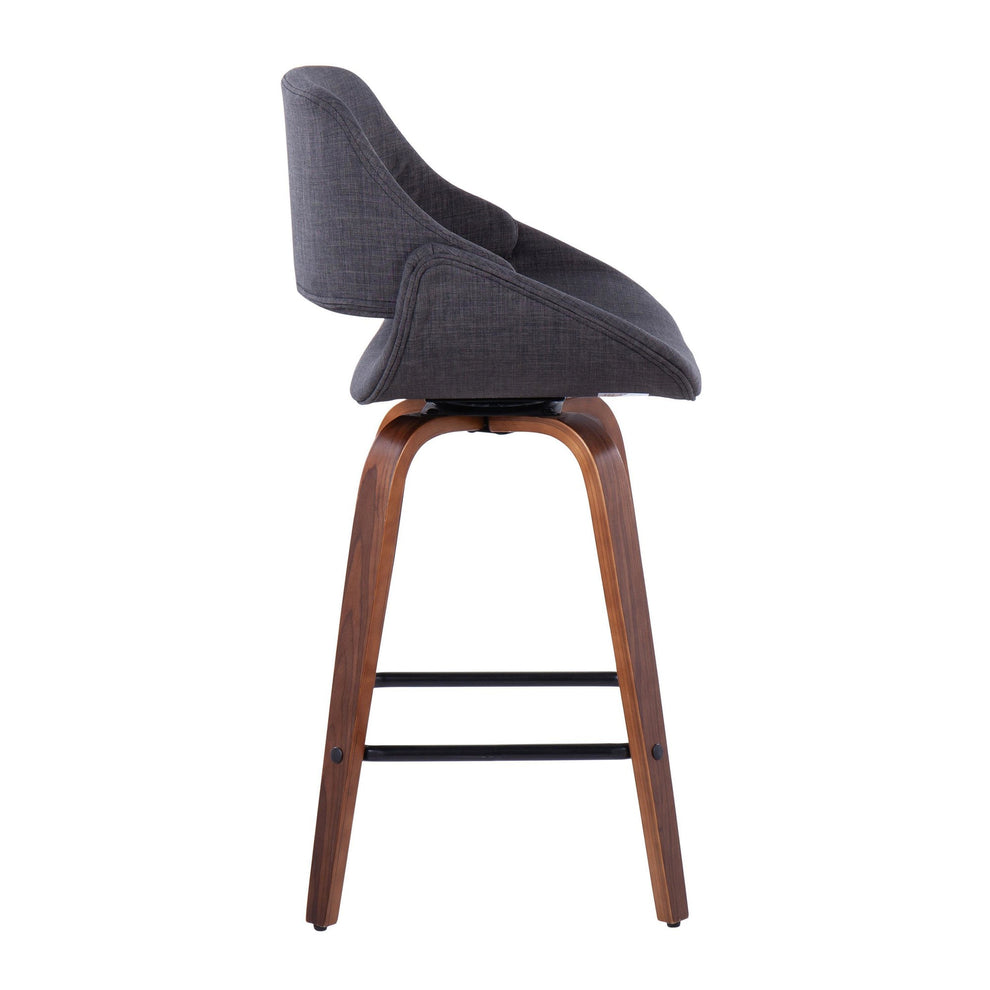 Fabrico 26" Fixed-Height Counter Stool - Set of 2 By LumiSource | Counter Stools | Modishstore - 4